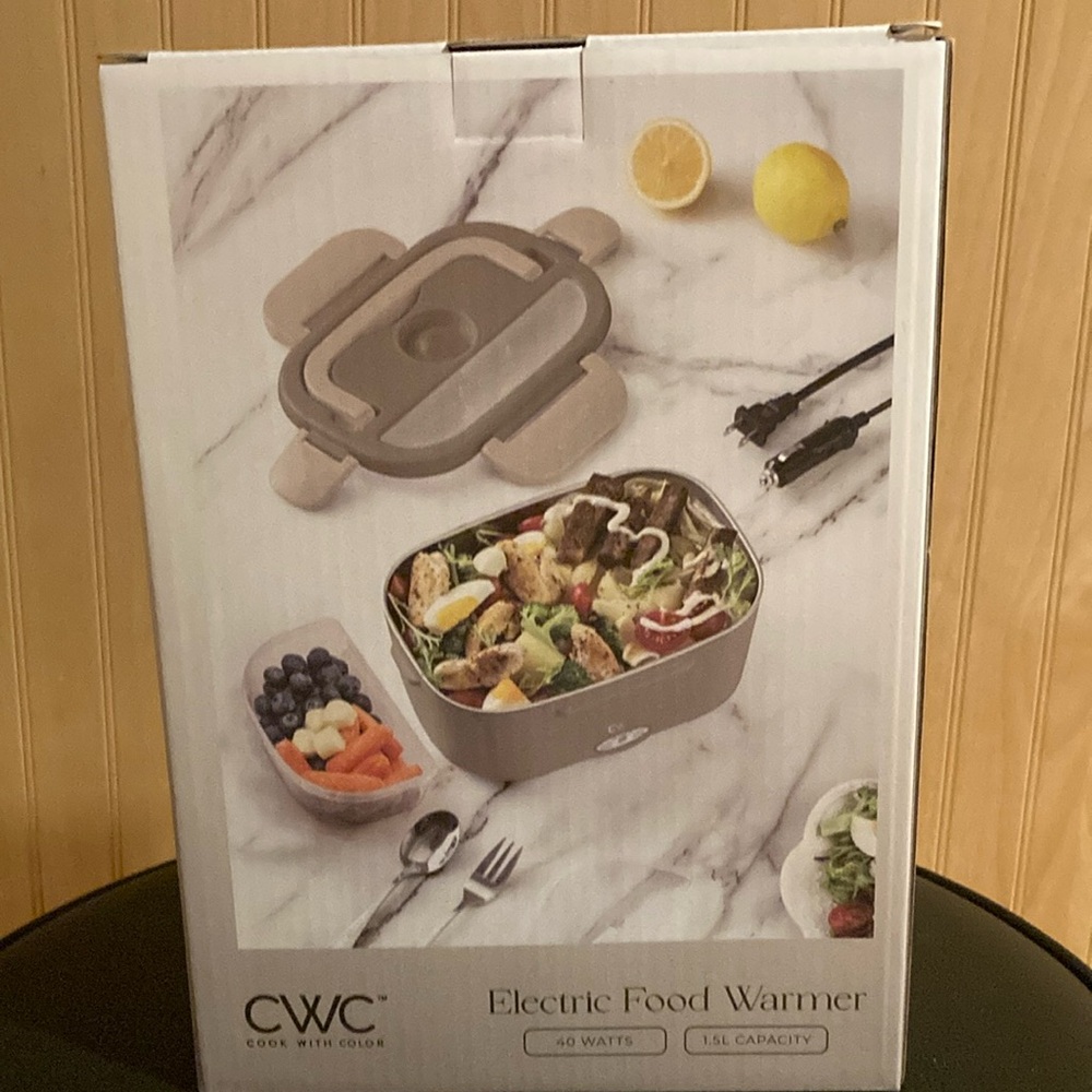 Electric Food Warmer - Tan